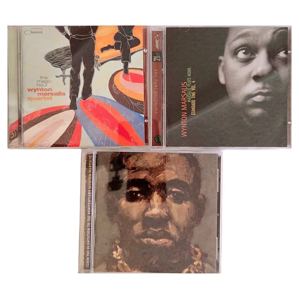 Wynton Marsalis 3 CD Lot Magic Hour Time Vol 4 Penitentiary Excellent Jazz 3pc